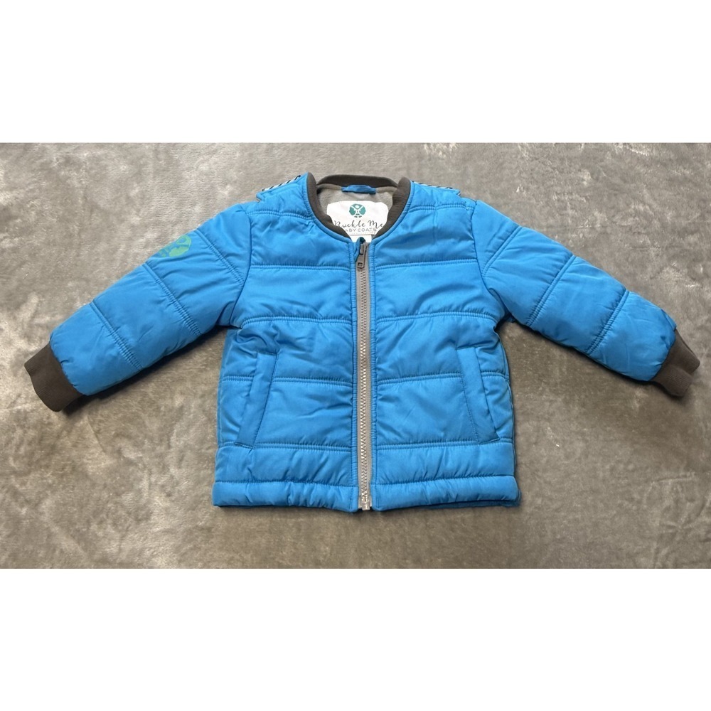 Buckle Me Baby Coats Jacket Toddler 18 BlueFleece Car Seat Safe warm winter coat